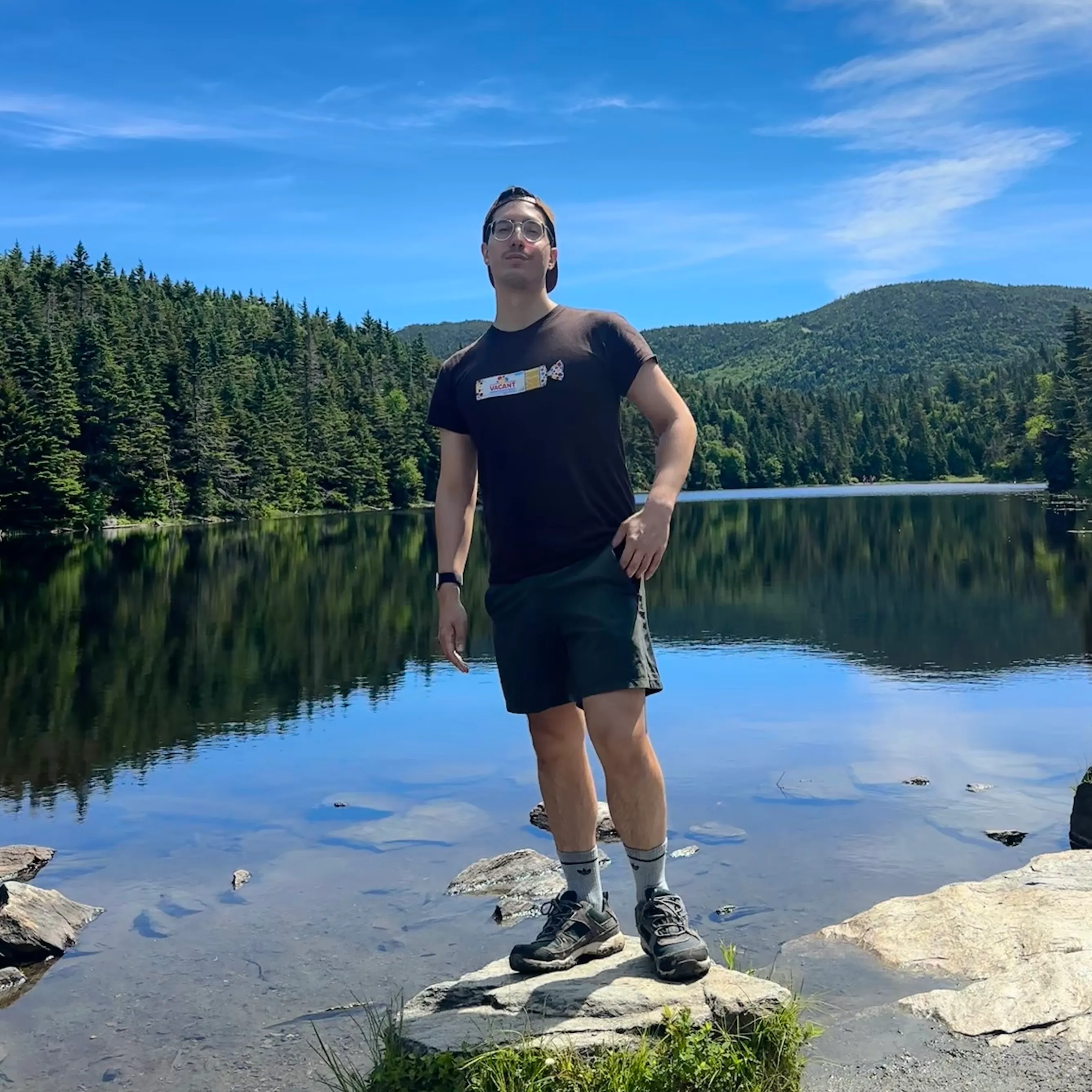 Joe at Sterling Pond